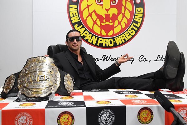 Jay White Reveals New IWGP Heavyweight Title Design