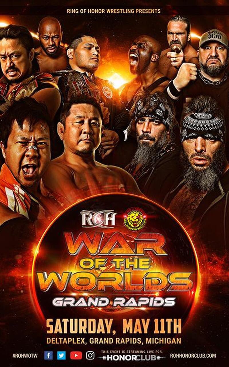 ROH 05/11/19 War of the Worlds Grand Rapids Results