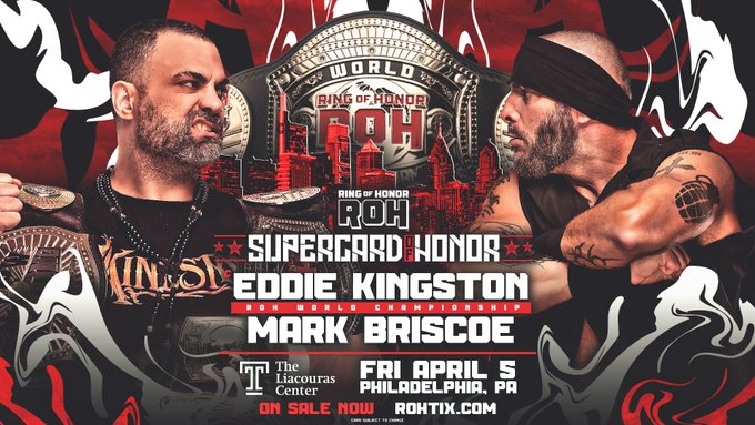 Two Title Matches Announced For Next Month’s ROH Supercard Of Honor In Philadelphia