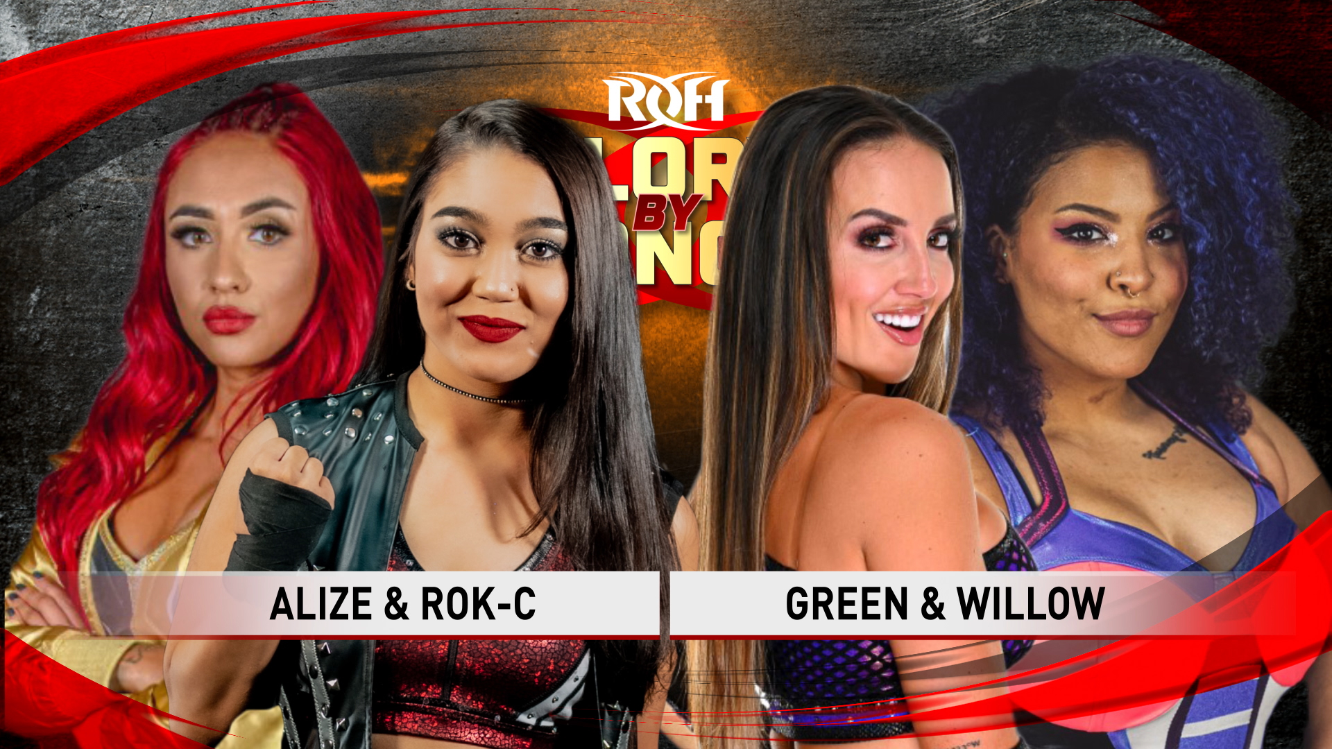 Updated Card for ROH Glory By Honor 2021 Night 2