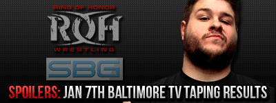 *Spoilers* ROH TV Taping Results : Baltimore (1/7/12)‏