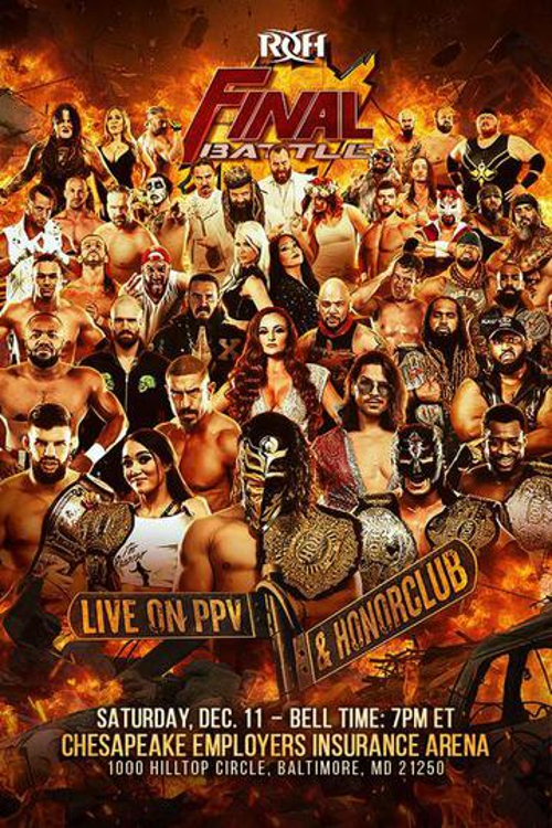 Updated Card for ROH Final Battle 2021: End of An Era